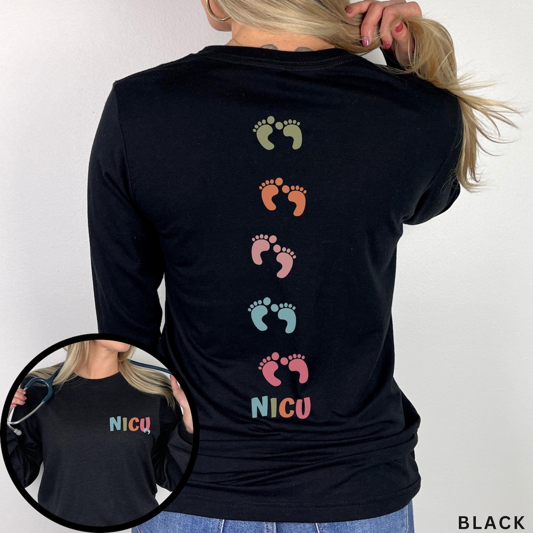 Nicu Halloween Shirt NICU Nurse Long Sleeve Shirt Neonatal Nurse