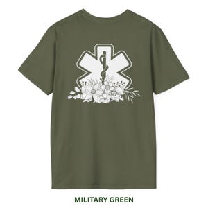 EMT Shirt Paramedic ER Nurse Shirt Emergency Department ER Tech Ems Shirt Medical Assistant Nurse Apparel Nurse Educator Cna Shirt Hospice zdjęcie 7