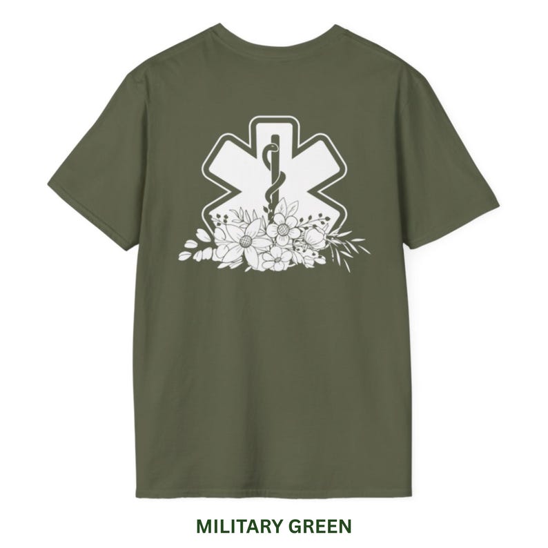 EMT Shirt Paramedic ER Nurse Shirt Emergency Department ER Tech Ems Shirt Medical Assistant Nurse Apparel Nurse Educator Cna Shirt Hospice zdjęcie 7