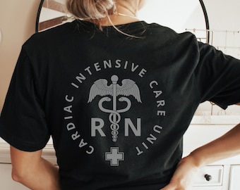 Cardiac ICU Nurse Shirt Cardiology Shirt CICU Cardiac Nurse Shirt CVICU Cardiology Gifts Cardiovascular Nurse Cardiac Cardiology Department