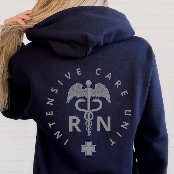 ICU Nurse Zip Up Hoodie Critical Care Nurse Sweatshirt Nurse Gift ICU RN Zip Up Sweatshirt Nurse Sweater Nurse Gift icu Sweatshirt Hoodie