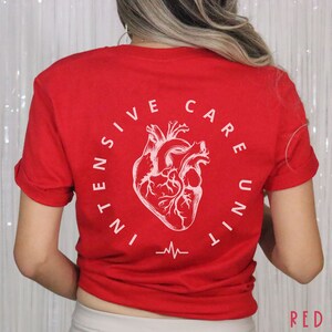ICU Nurse Shirt, Intensive Care Nurse Shirt, ICU Shirt, Critical Care Unit, New Grad Nurse Gift, RN Shirt, Gift For Male Nurse, Icu TShirt bild 3