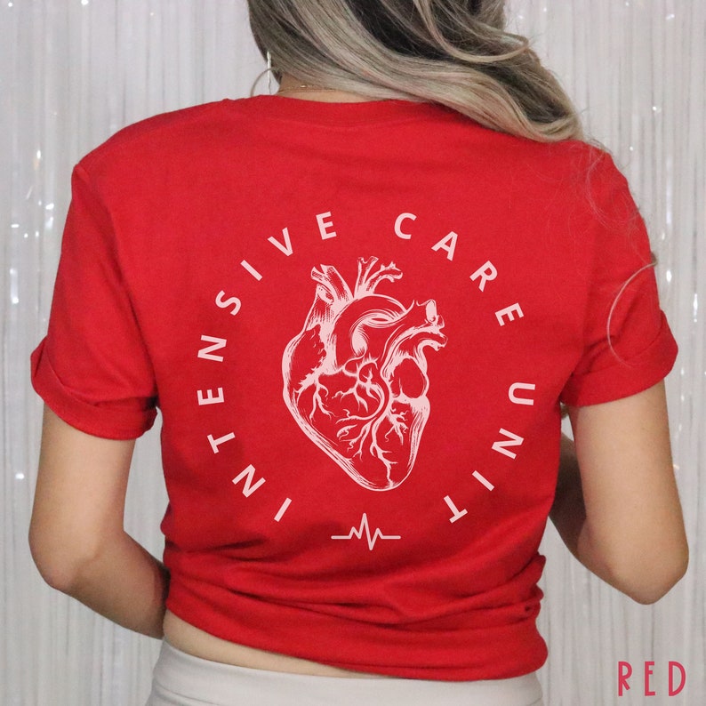 ICU Nurse Shirt, Intensive Care Nurse Shirt, ICU Shirt, Critical Care Unit, New Grad Nurse Gift, RN Shirt, Gift For Male Nurse, Icu TShirt bild 3