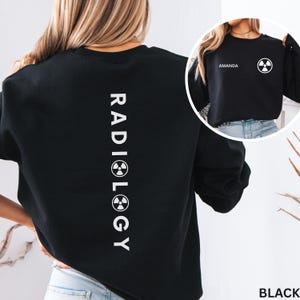 Custom Radiology Sweatshirt, Rad Tech Crewneck Sweater, Xray Tech Gifts, Radiology Department Shirt, Radiology Nurse Gift