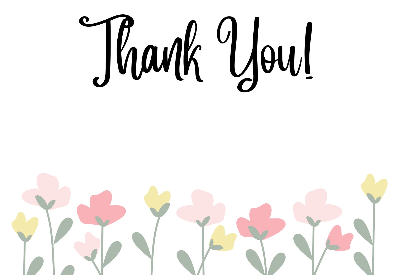 Editable Printable Thank You Card • Small Business Thank You Card ...