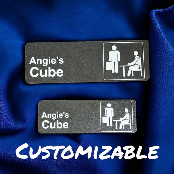 Customizable "The Office" Sign Cubicle 2 Sizes Available