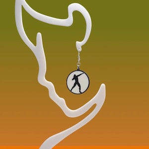 Custom 3D Printed Track Event Earrings - Seperate Events and Female or Male Options Available |Quick Ship