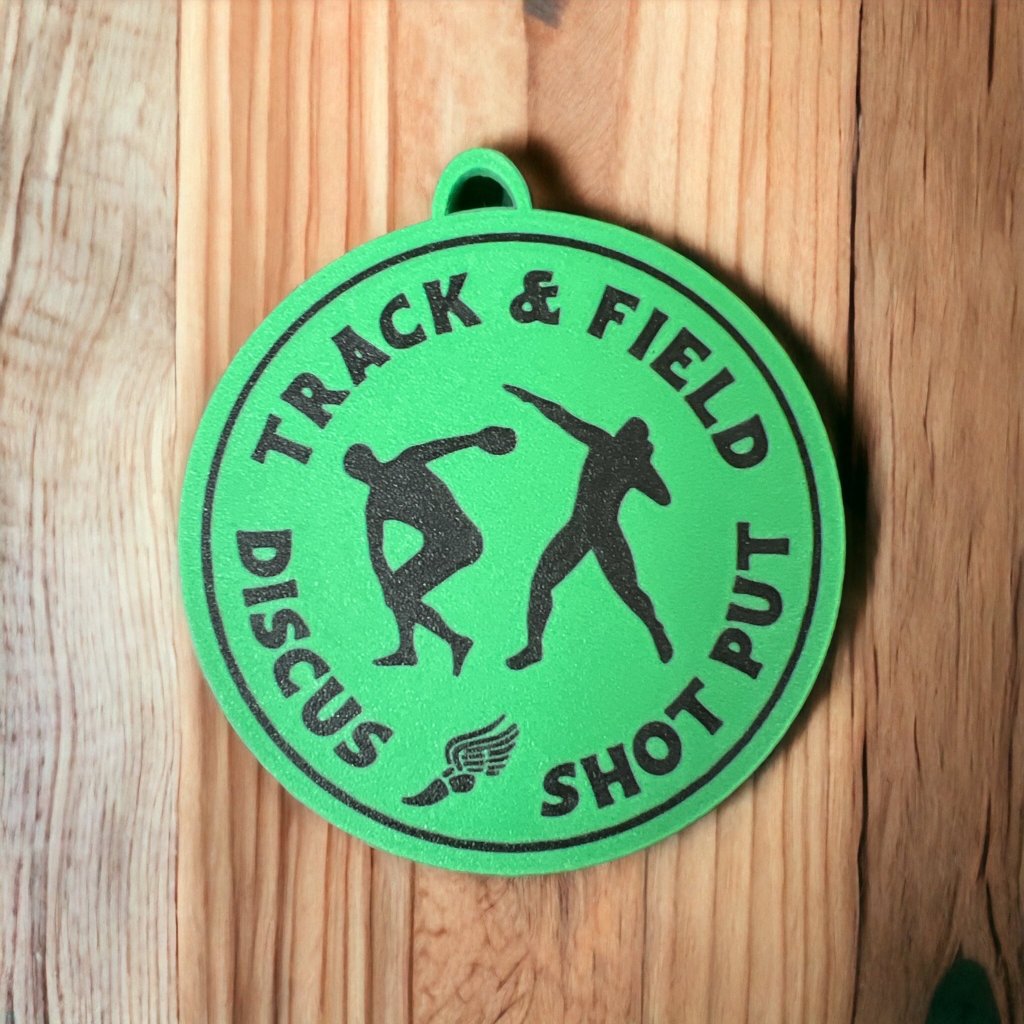 Custom Shot Put & Discus Track Bag Tag/ornament Etsy