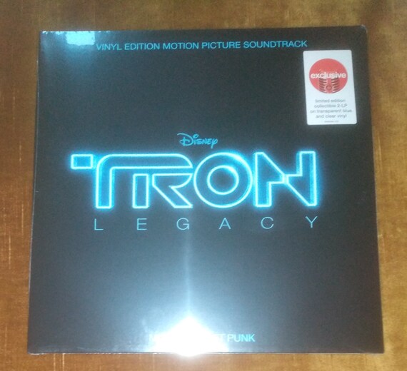 Daft Punk TRON Legacy vinyl Edition Motion Picture Soundtrack 2 Color Blue  / Clear Translucent LP Limited Edition New Sealed 