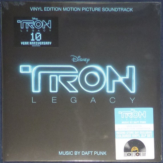 Daft Punk TRON Legacy vinyl Edition Motion Picture Soundtrack 2 Color Blue  Translucent LP Limited Edition RSD 2020 New Sealed 