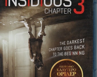 Insidious Chapter 3 Blu-ray Region Free EUROPEAN Edition NEW-SEALED