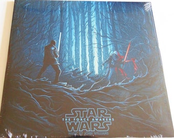 John Williams Star Wars The Force Awakens (Original Motion Picture Soundtrack) 2 Vinyl Blue Translucent / Black Smoke,Kylo & Finn Version LP