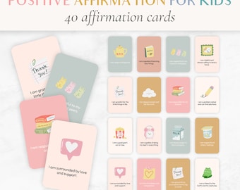 Affirmation Cards For Kids, Positive Affirmation For Kindergarten, Back To School, Affirmation Cards, Kids Affirmations, Lunch Box Notes
