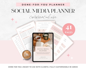 Modèles Canva de planificateur de médias sociaux, Modèle de cours en ligne, Lancement de cours en ligne, Modèle de cours, Ensemble de créateur de cours