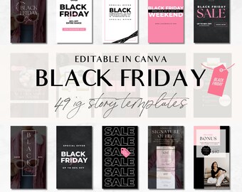 Modèles d'articles pour le Black Friday, Modèles Instagram Canvas, Modèles marketing, Cyber Monday, Modèle d'article, Flyer du Black Friday, Offres