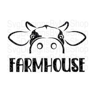 Farmhouse Svg, Farm House Svg, Cow Svg, Digital Download, vinyl cut file, gifts for him, personalized svg
