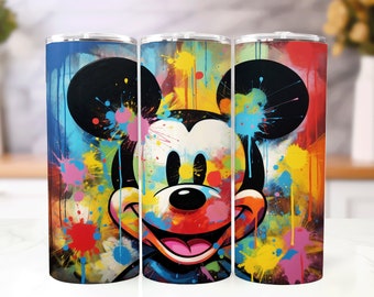 Colorful Mickey Tumbler Wrap, Mickey Tumbler Wrap, Mickey Sublimation Design, Mickey Design, Mouse Tumbler Wrap, Tumbler wrap,Mickey Tumbler