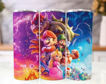 Mario Tumbler Wrap, Mario Sublimation Design, Mario Tumbler, Mario Tumbler Wrap, Super Mario Tumbler Sublimation Design, Mario Tumbler Cup