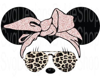 Mouse Leopard, Mouse Leopard com Arco, Mouse Leopard, Arquivo Leopard, Download Digital Leopard, Sublimação, Camiseta, Copo