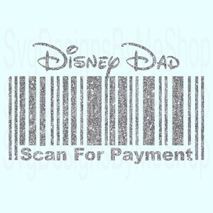 Glitter papa scan voor betaling png, muis familie-uitje png, cadeau png aanpassen, vinyl gesneden bestand, Mickey vakantie png, muisbestand, digitale download