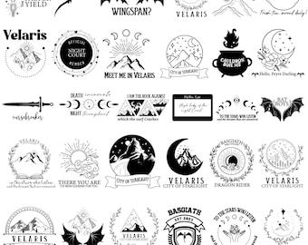 30 Velaris City of Starlight ACOTAR Svg bundle, Court of Thorns and Roses Svg, The Night Court Shirt, To The Stars City of Starlight