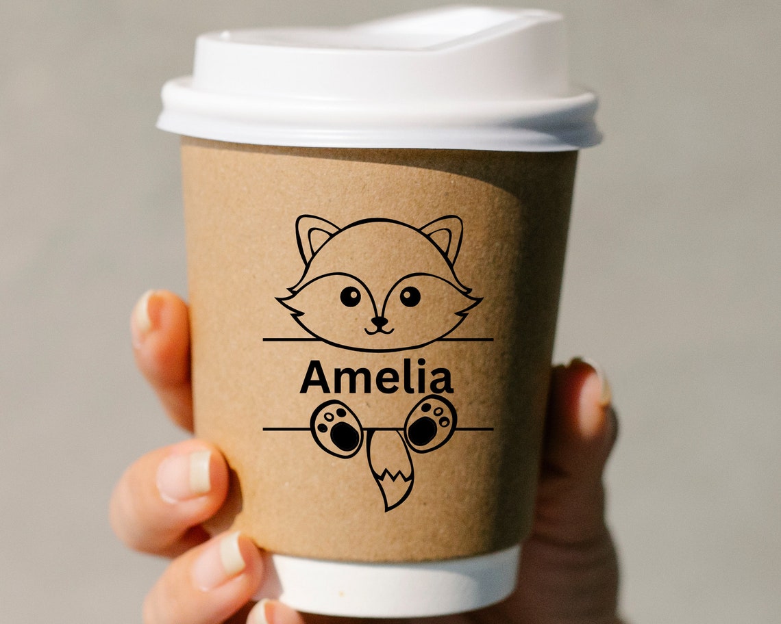 Fox Split Safari Animals Svg Safari Animals Outline Safari Etsy