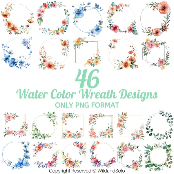 natural half wreathe no.754