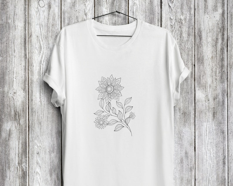 Wildflowers Svg Floral Svg Wild Flower Svg Flower Sketch - Etsy