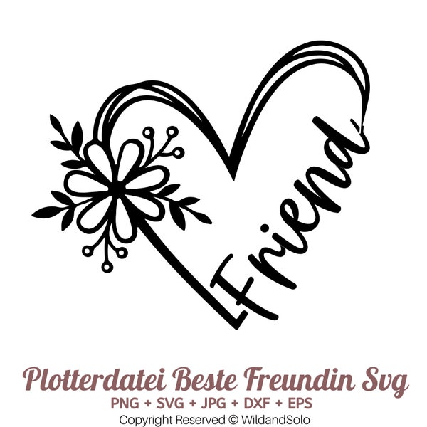 Friend Plotterdatei Svg, Plotterdatei Beste Freundin Svg, Beste Freunde SVG Bundle, Freundschaft svg, Schwerster SVG, Freundschaft Zitate