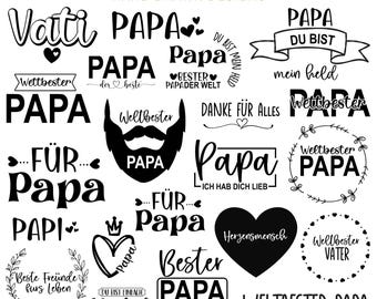 30 Bester Papa svg Bundle, Papa svg Bundle, Papa Zitat svg, Plotterdatei Papa, Papa svg, Vater und Sohn, Vatertag svg, Schnitt Datei