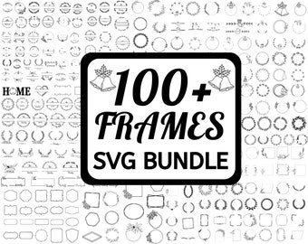 100+Monogram frame svg bundle, floral frame svg, wreath frame svg Initial Monogram , rectangular frame, Wedding sign, Hexagon Flower Frame