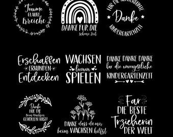 30 Erzieherin deutsche Sprüche SVG Bundld, Educator Svg, Digistamp Erzieherin, Kindergarten Lebewohl Svg, Erzieher SVG, gewerblich