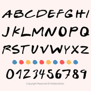 Vrienden lettertype svg bundel, aantal, stippen, Cricut bestanden, vrienden lettertype SVG, vrienden digitale lettertypen, vriendschap lettertype Svg, alfabet letter
