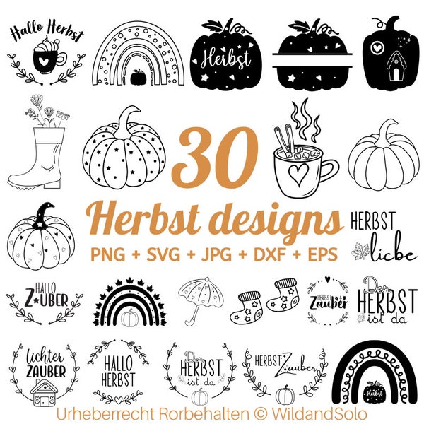 30 Herbst Plotter datei Svg, Herbst Sprüche Svg, Kürbisspice svg, Herbst Sprüche SVG, Herbstdekoration SVG, Herbst saisonales SVG, Fall svg