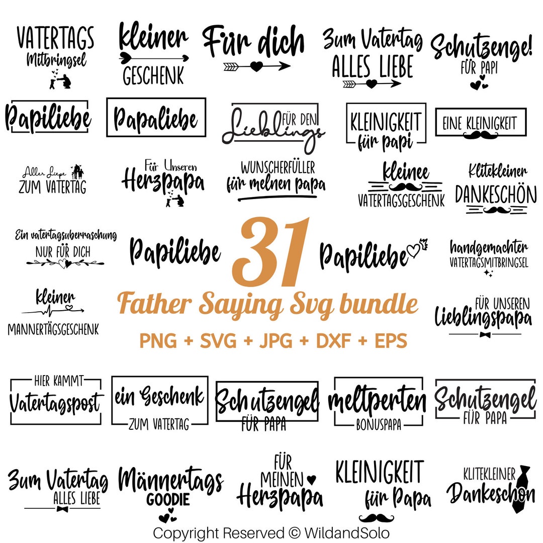 Vater Liebe Svg Bundle, Kind Svg Design, Papa Liebe Design, Papa Zitat