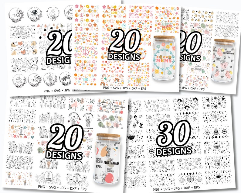 5000+ SVG-Design-Bundle, T-Shirt-Designs SVG, Blumen Svg, Cricut, Silhouette, Silhouette Schnittdateien, Mega Bundle, Bild 6