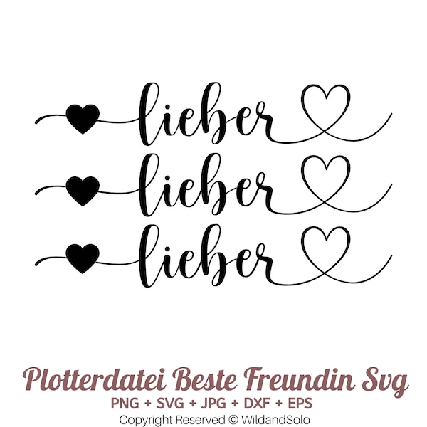 Lieber Plotterdatei Svg ,Plotterdatei Beste Freundin SVG, Beste Freunde SVG Bundle, Freundschaft SVG, Freundschaft Zitate svg, Friends svg