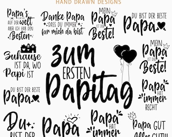 30 Papa svg Bundle, Bester Papa svg, Papa Zitat svg, Plotterdatei Papa, Papa svg, Vater und Sohn, Vatertag svg, Digitaler Descargar