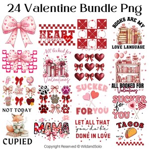 Valentine PNG Bundle Deign, Vintage Valentine Clipart, Retro Valentine, Retro Love Clipart, Valentine Coquette, Sublimation Digital Download