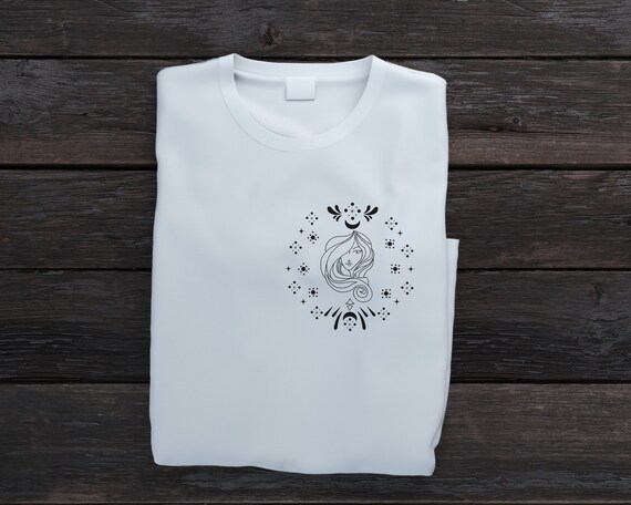 ★SCULPTOR★ Zodiac Sign Tee White SC24S203WH Gildan64000white1-Cancer1Green
