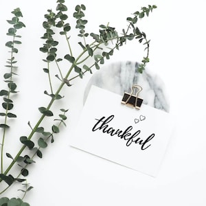 thankful | Christliche Postkarte | Glaube Postkarte | Bibelvers Karte | Worte aus der Bibel | Danke | dankbar | Segenskarten | Geschenk