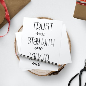 Trust me, Stay with me, Talk to me | Postcard | Trust | Words of blessing | Words from the Bible | Christian | God | Jesus | Bible