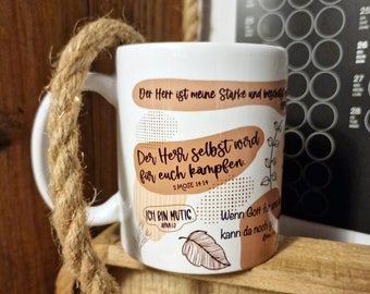 Christliche Affirmationen | Tasse | Bibelvers | Glaube | Jesus | Gott | Bibel | Cup | Mug | Kaffee | Tee | coffee | tea | Geschenk