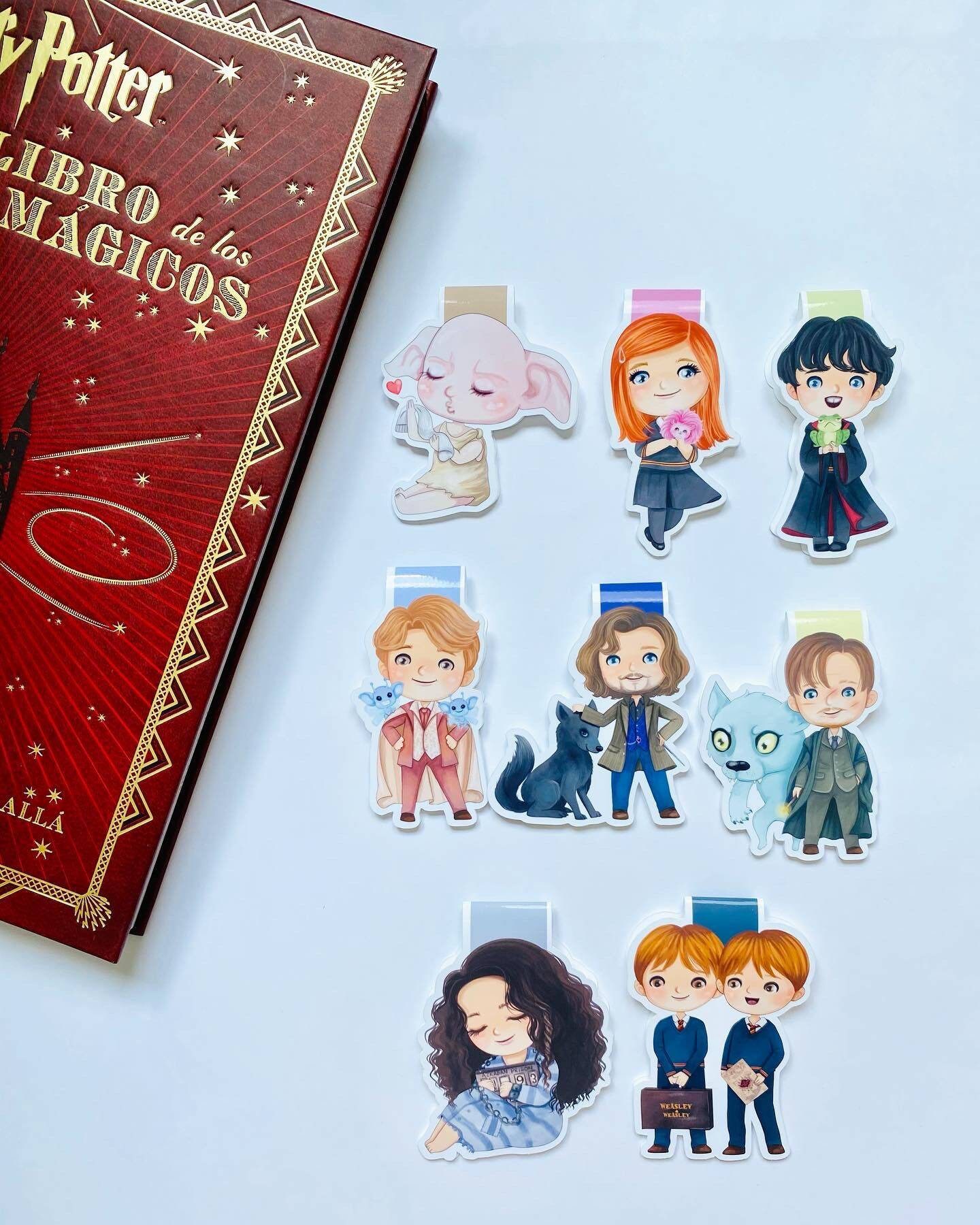Blue Marine Craft: Isabel Cristina Stamps - Magical Bookmarks - Harry  Potter Series