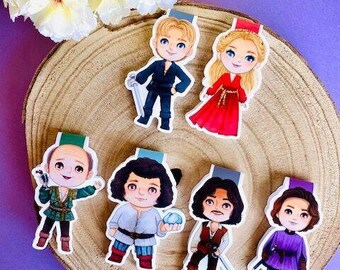 The Princess Bride Magnetic Bookmarks, The Princess Bride, movie, 80s, Westley, Buttercup, Humperdinck, Vizzini, Montoya