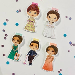 Magnetic Bookmark of the Bridge second season, lady, featherington, Kate, Edwina, Anthony, series, love, penelope