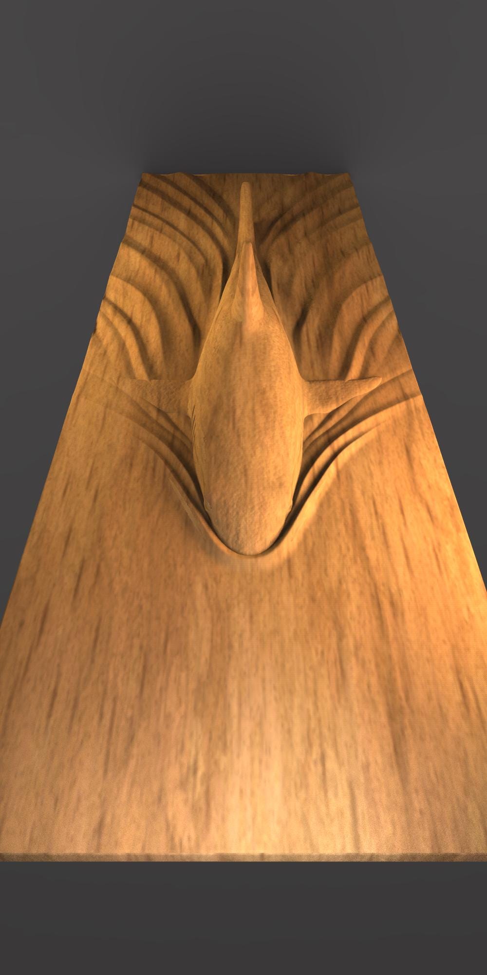 CNCルーター用レリーフ彫刻 - STL、VCarve、Aspire、Gコード、生産