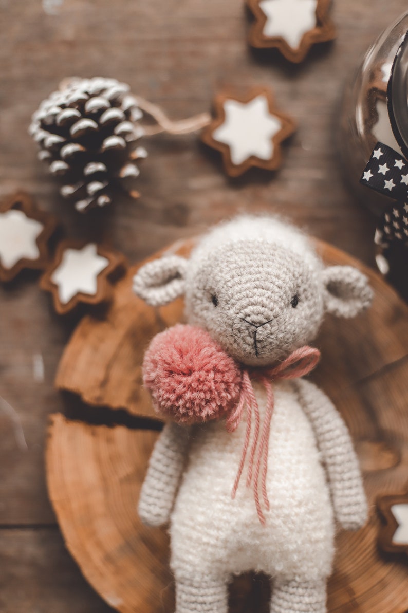 PDF Lamb crochet pattern, crochet sheep pattern, cute lamb, amigurumi pattern, crochet toy pattern, easter lamb, easter sheep image 6
