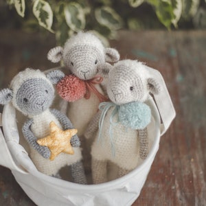 PDF Lamb crochet pattern, crochet sheep pattern, cute lamb, amigurumi pattern, crochet toy pattern, easter lamb, easter sheep image 4