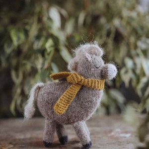 Cute horse and unicorn knitting pattern. Amigurumi toys. Сhildren's soft toy. Knitted animals. Fairytale unicorn image 7